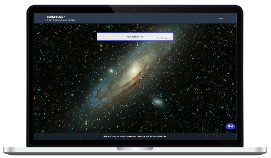 StardustStudio AI Image Generator Screenshot