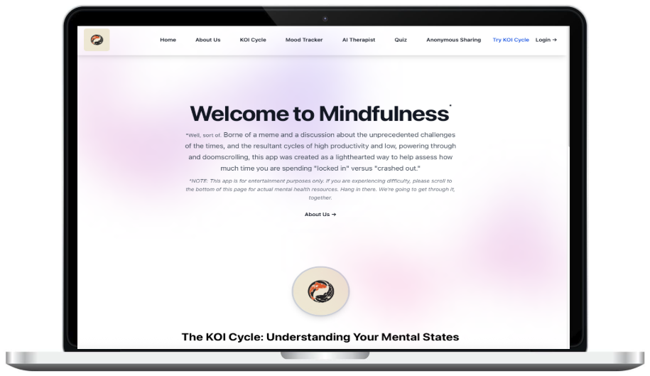 KOI App Screenshot